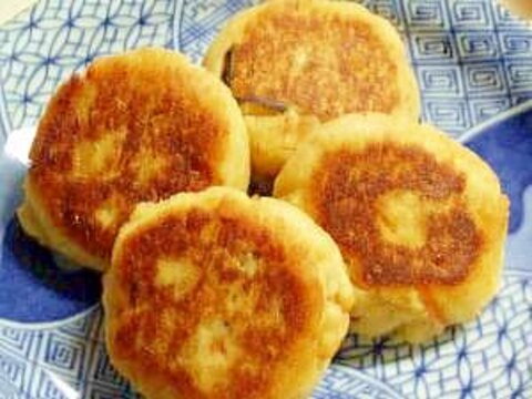 残った卯の花で焼き団子